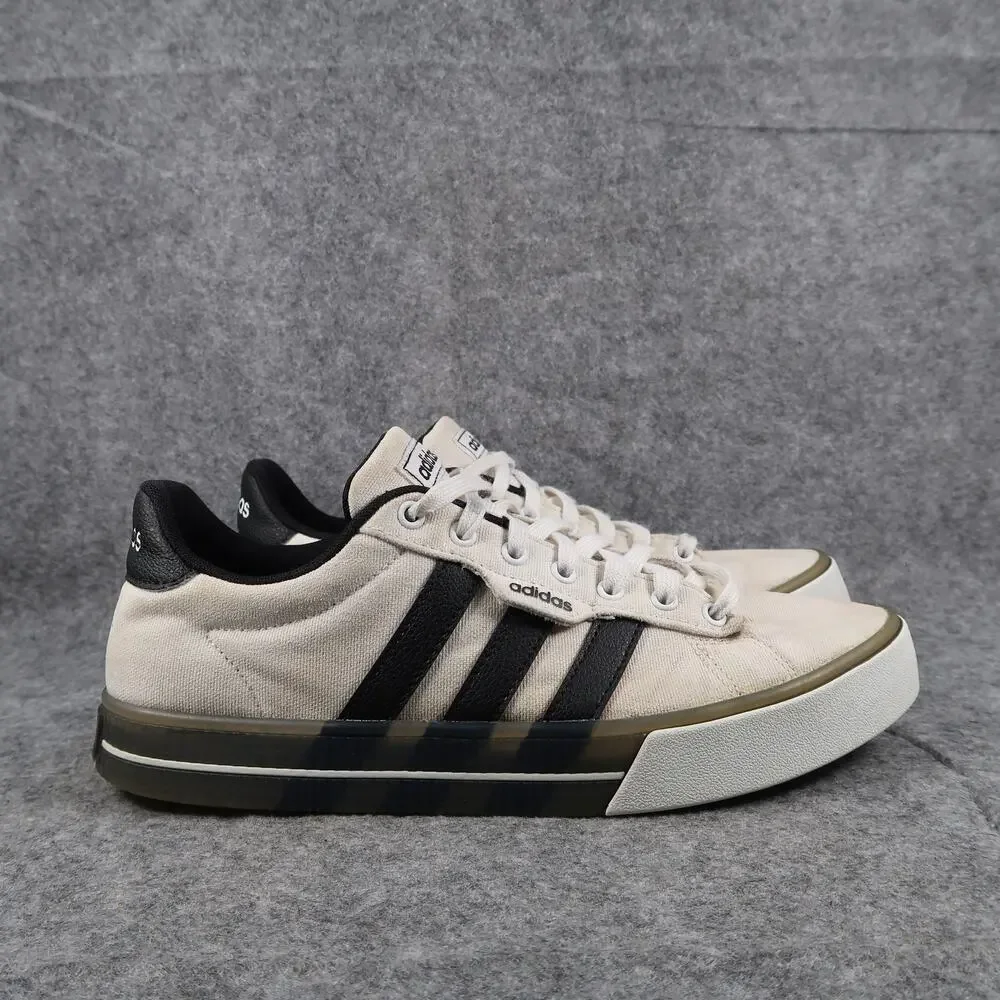 Adidas Shoes Mens 8.5 Sneakers Daily 3.0 Casual Canvas Lace Up Lifestyle Sport